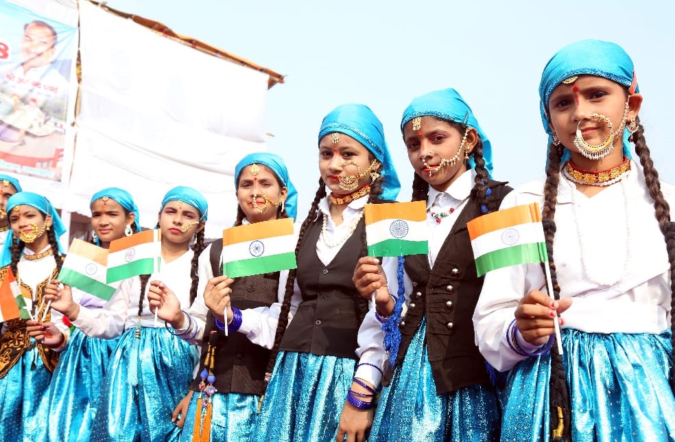 Queens baton relay huge welcome in kumaon uttarakhand