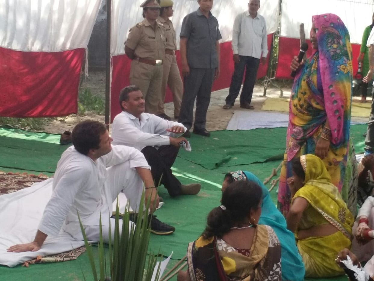day two of rahul gandhi amethi visit.