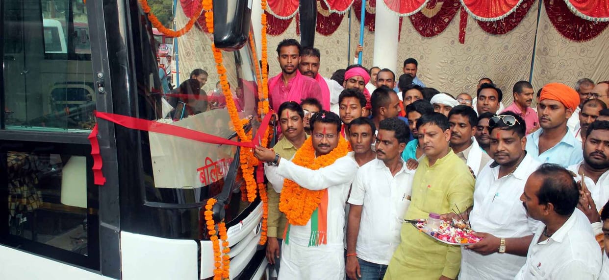 Roadways bus service starts