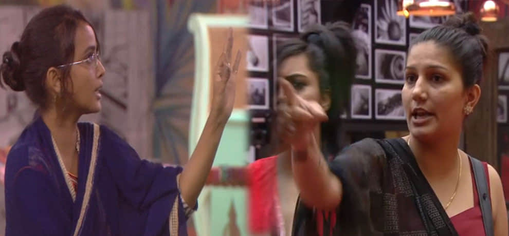 Bigg Boss 11: contetant sapna choudhary indulge in ugly spat with bihar girl jyoti