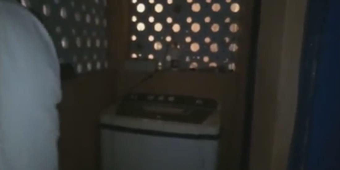 Created community toilet as home