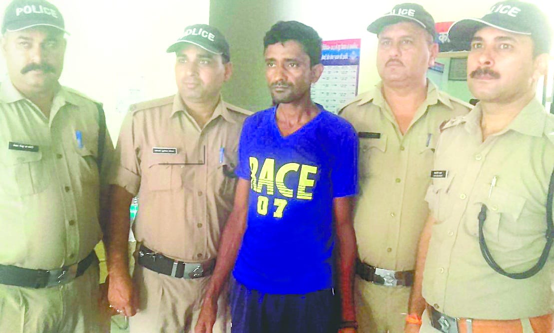 The murderer of wife and son arrested 