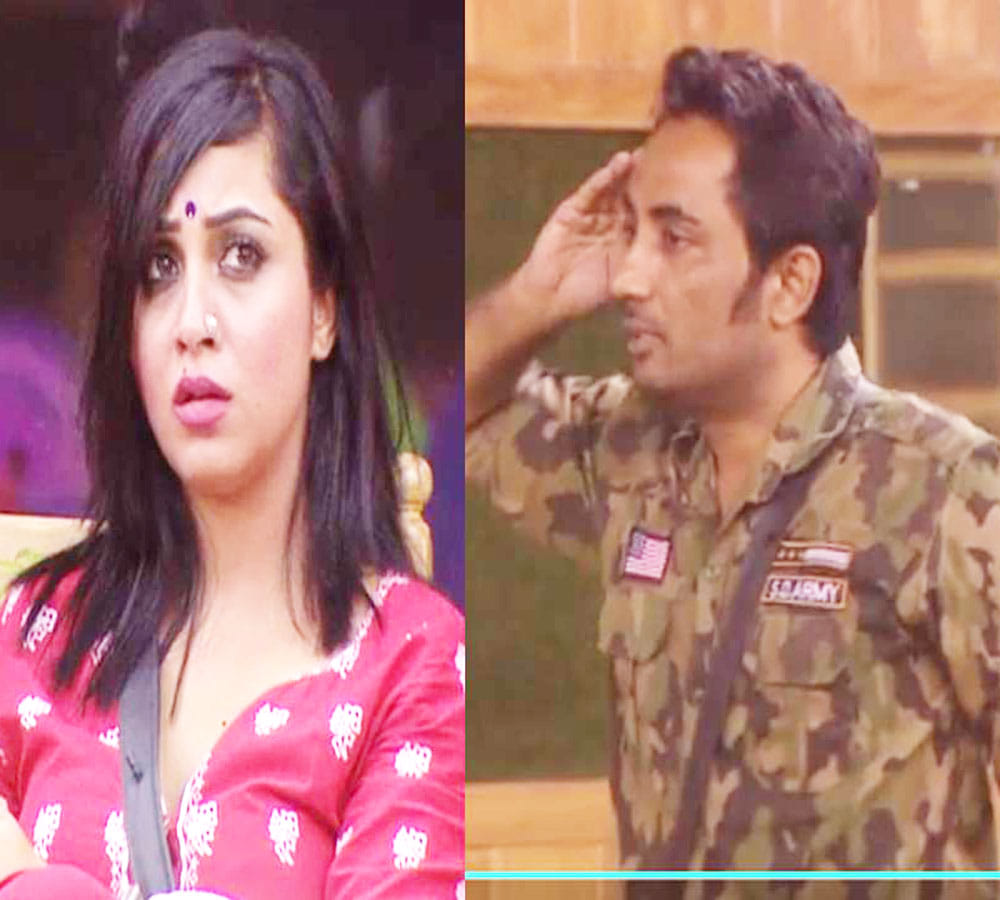 arshi khan and jubair khan fight in bigg boss house