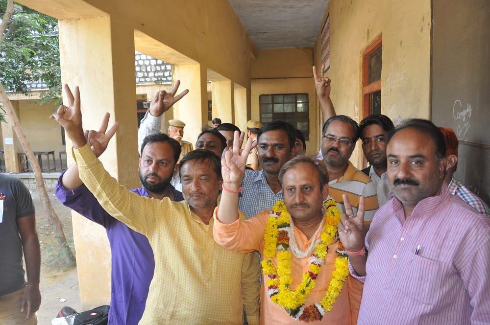 bjp is not doing well in by poll in rajasthan