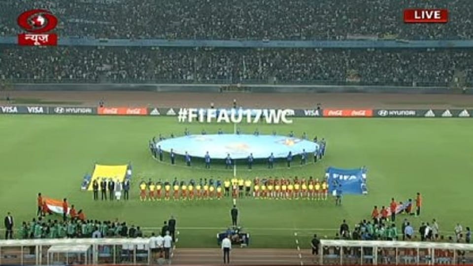  fifa under 17 world cup soccer india begins their encounter against usa