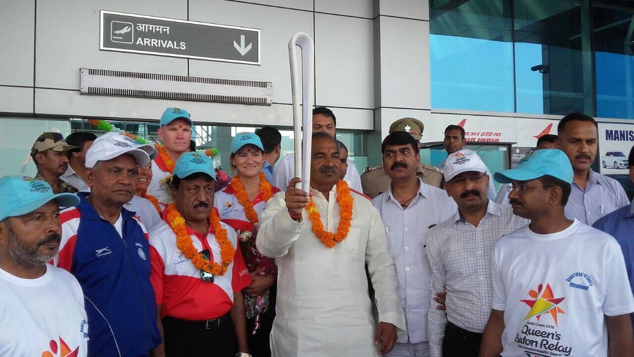 Queen's Baton Relay reach rishikesh