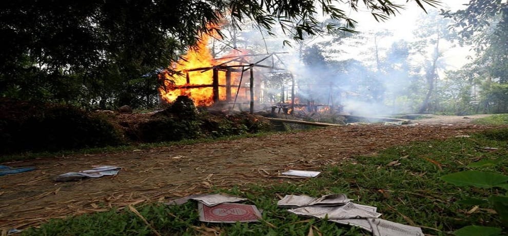 Rohingya militants started new Rakhine fires says Myanmar army