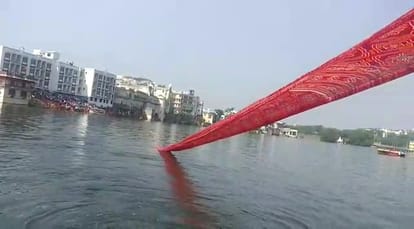 44 years after the rajsamand lake is over with water