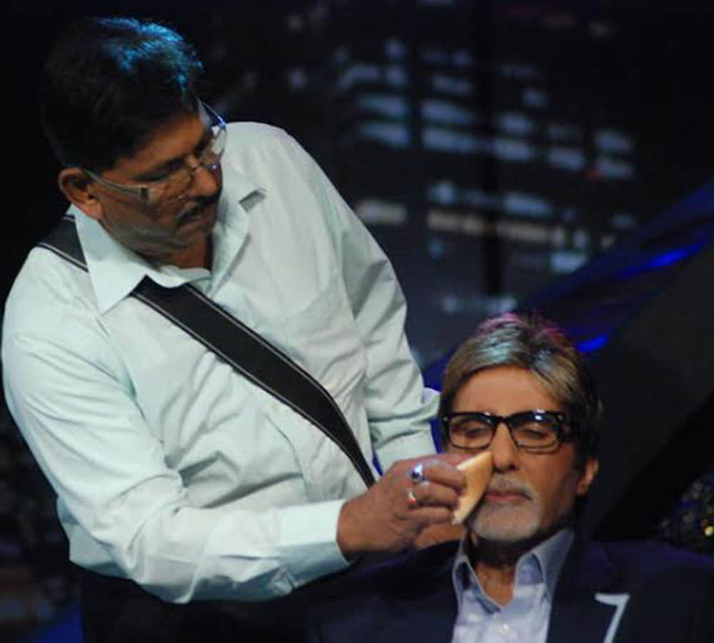 amitabh bachchan angry nature revealed by his makeupman