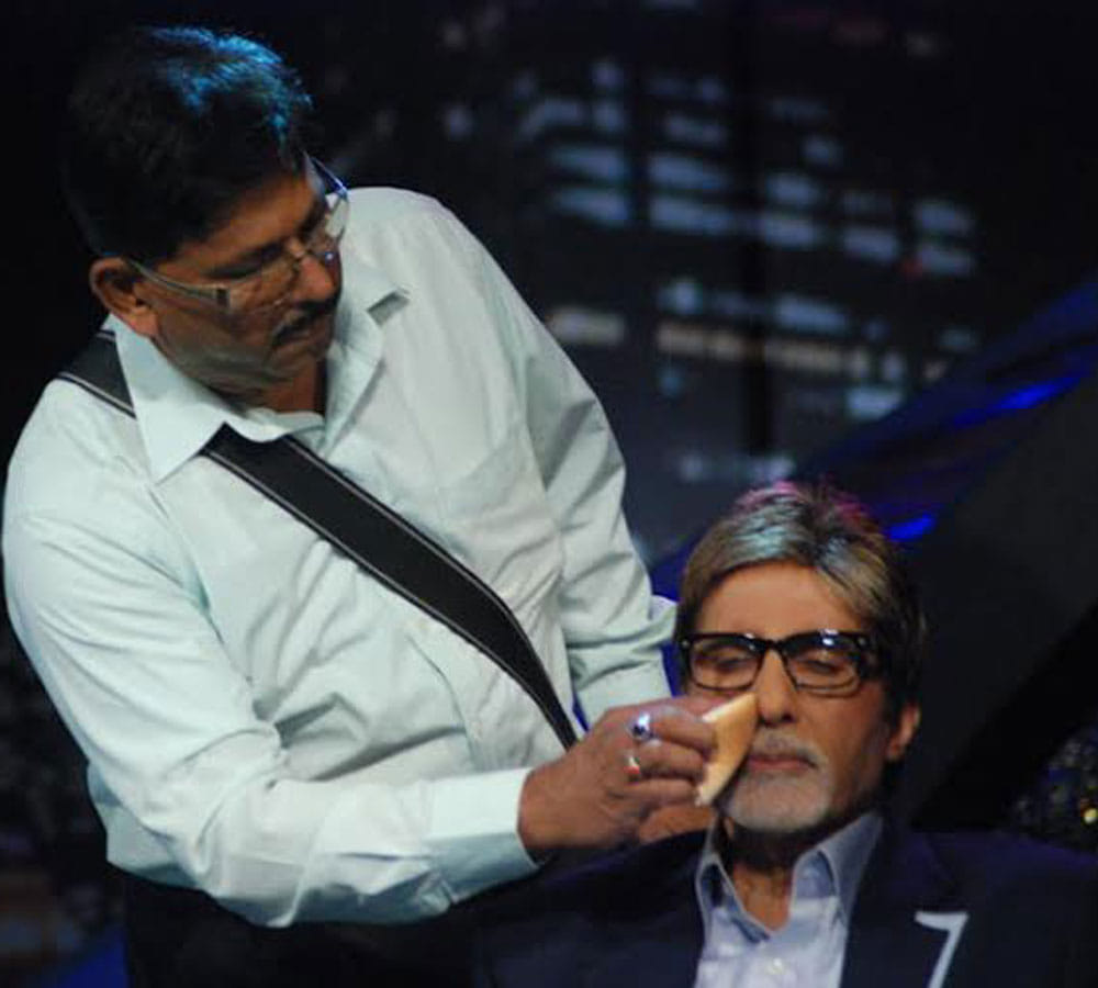 amitabh bachchan angry nature revealed by his makeupman