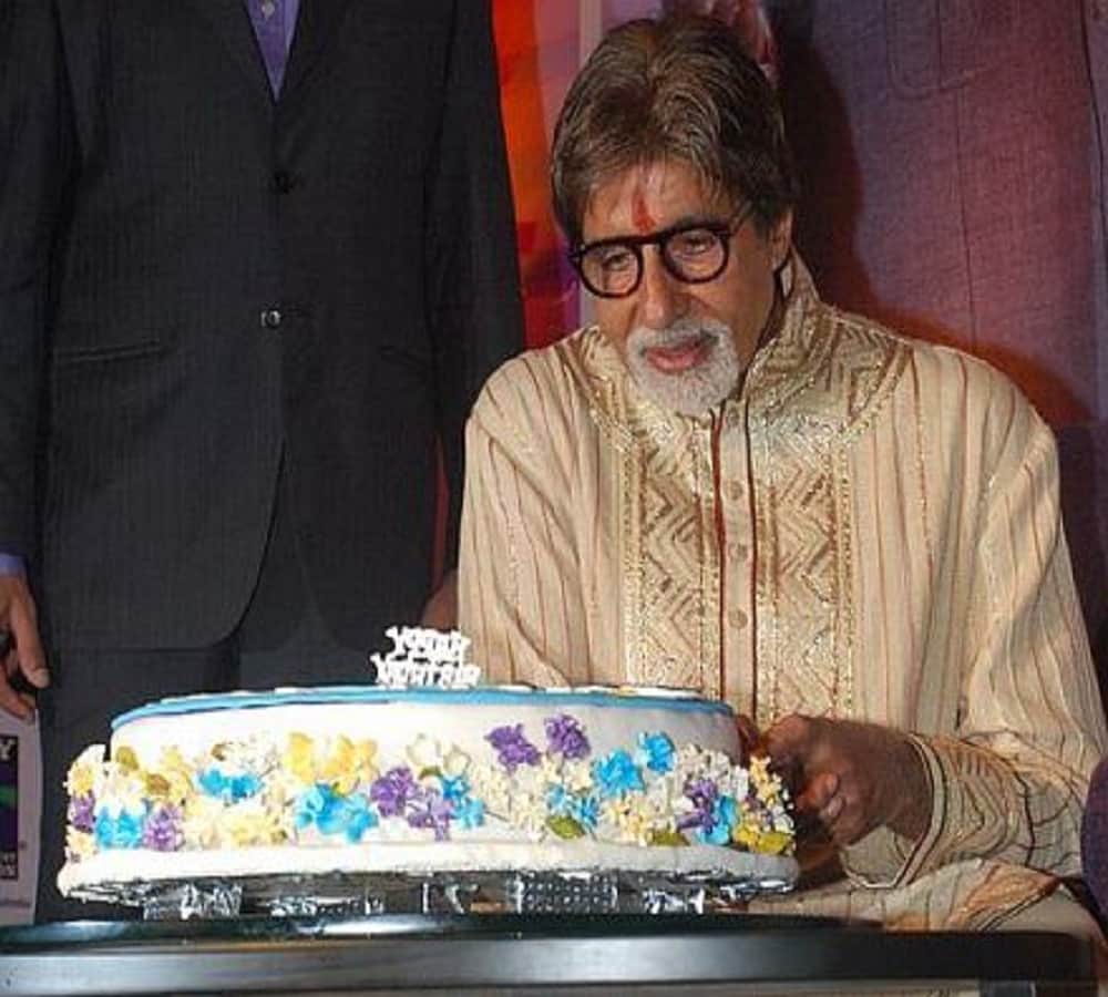 why does not amitabh bachchan celebrate his birthday with cake?