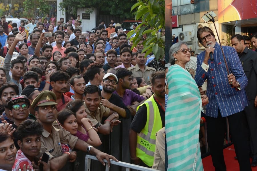 amitabh bachchan in Lucknow.