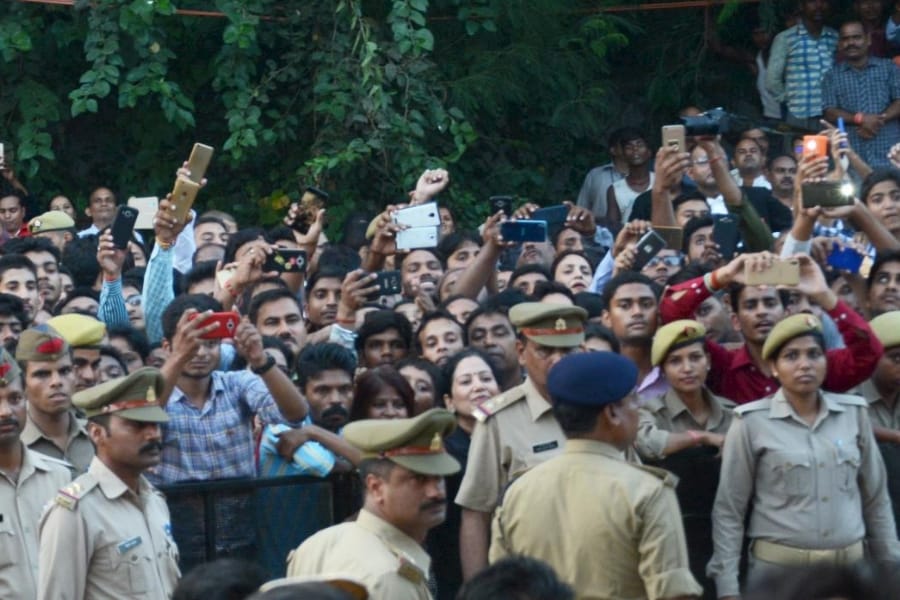 amitabh bachchan in Lucknow.