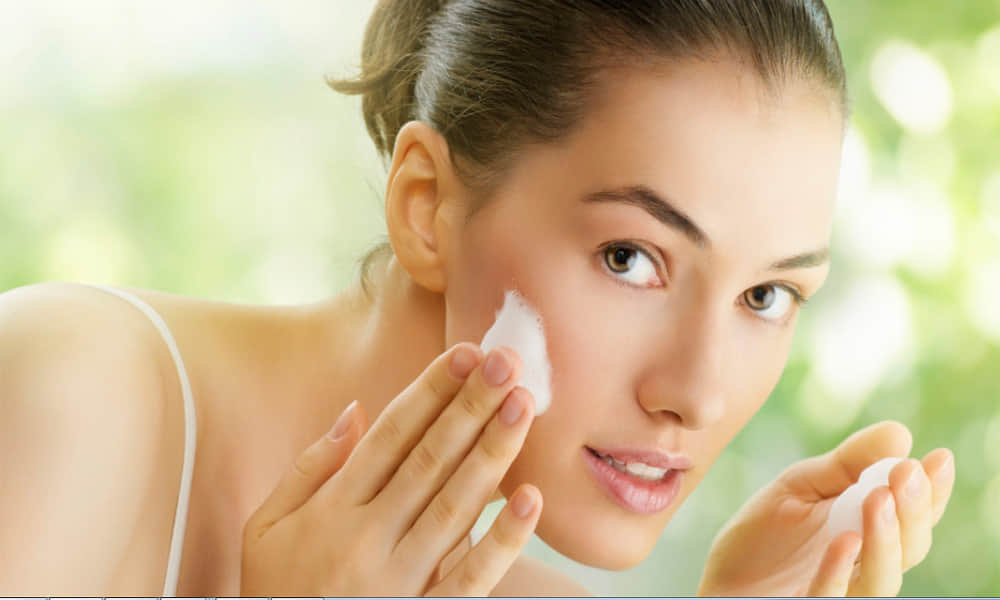 curd facial to remove dead skin and acne on face