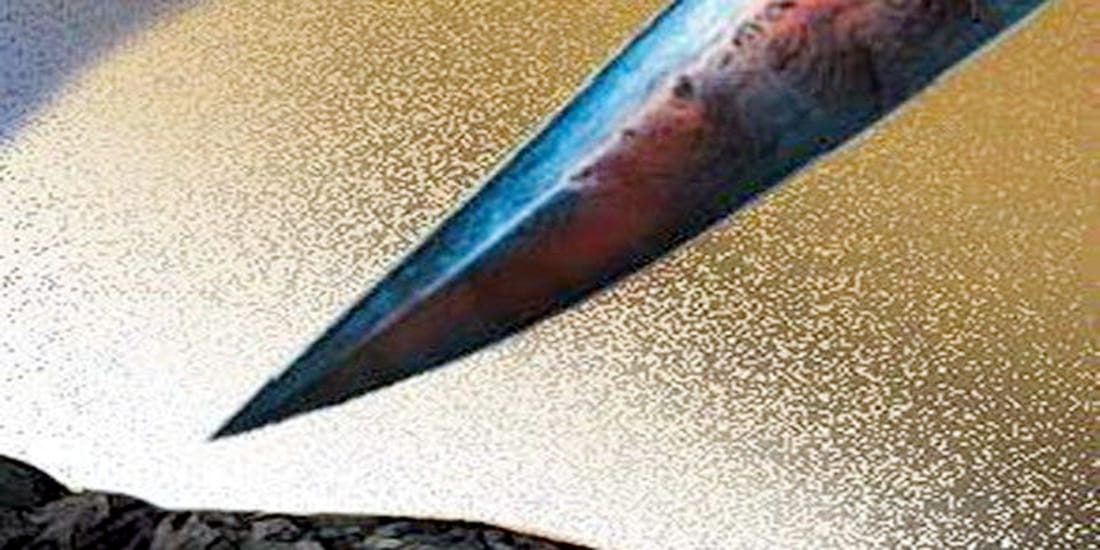 Due to suspicion Attack Wife with sharp weapon
