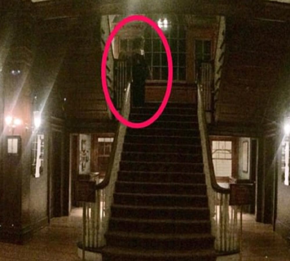 Two ghost spotted in photo at Stanley Hotel of Colorado 
