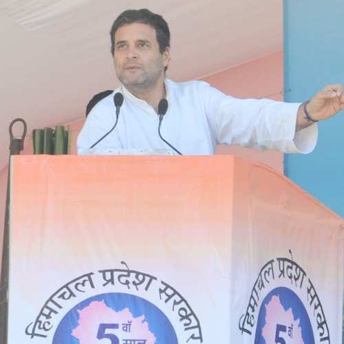 rahul gandhi compare gujarat model with himachal pradesh in mandi rally