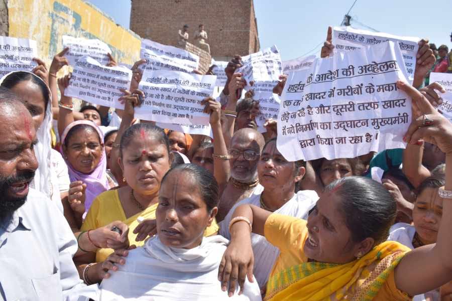 report against eighty people in vrindavan