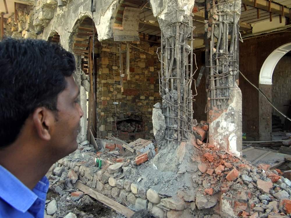 Illegal Underground water tank found in sachin dahlia bank house