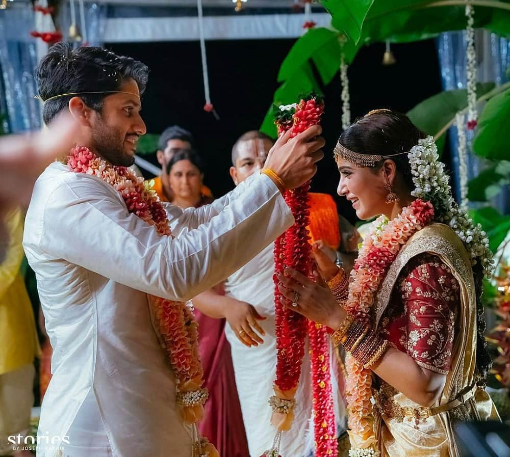 after marriage  first photo of samantha ruth prabhu and naga chaitnya 