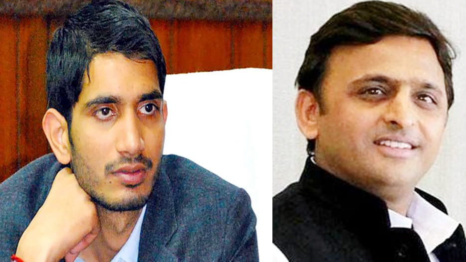 Shivpal son congratulates Akhilesh