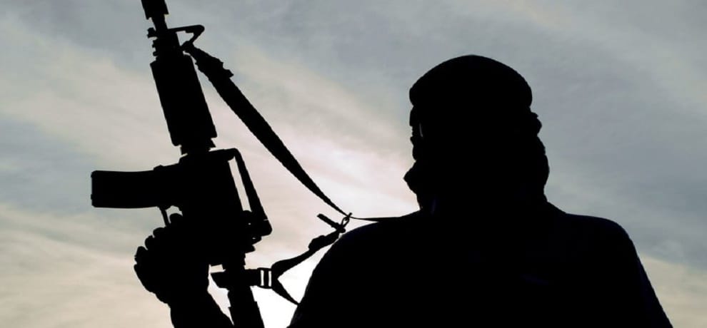 terrorists gathered in the winter settlement, they  started  bank robbing to collect money