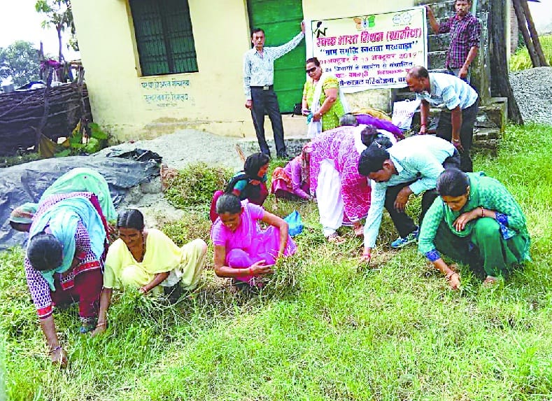 Launch of cleanliness drive from home-courtyard