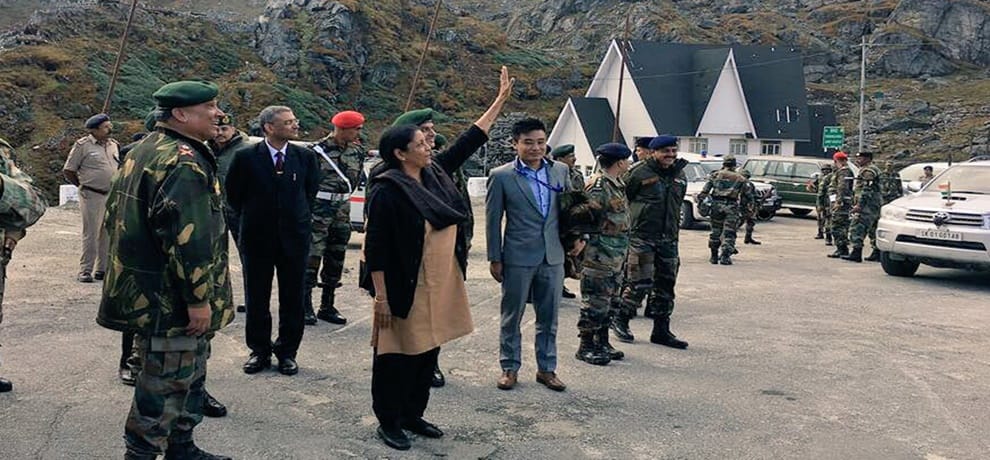 China said Nirmala Sitharaman visit to Nathu La Ready to maintain peace at frontiers with India