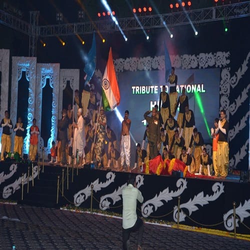 Gajab passion for showing patriotism in this program... Will be happy to see the photos