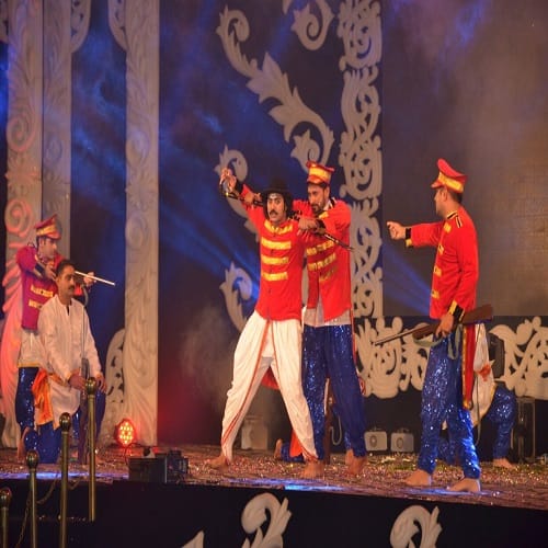Gajab passion for showing patriotism in this program... Will be happy to see the photos