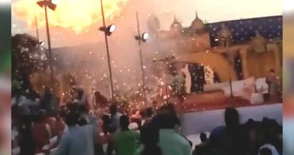 blast in Balloon at Sanskar festival, chandigarh news