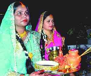 Karwa Chauth celebrated in city