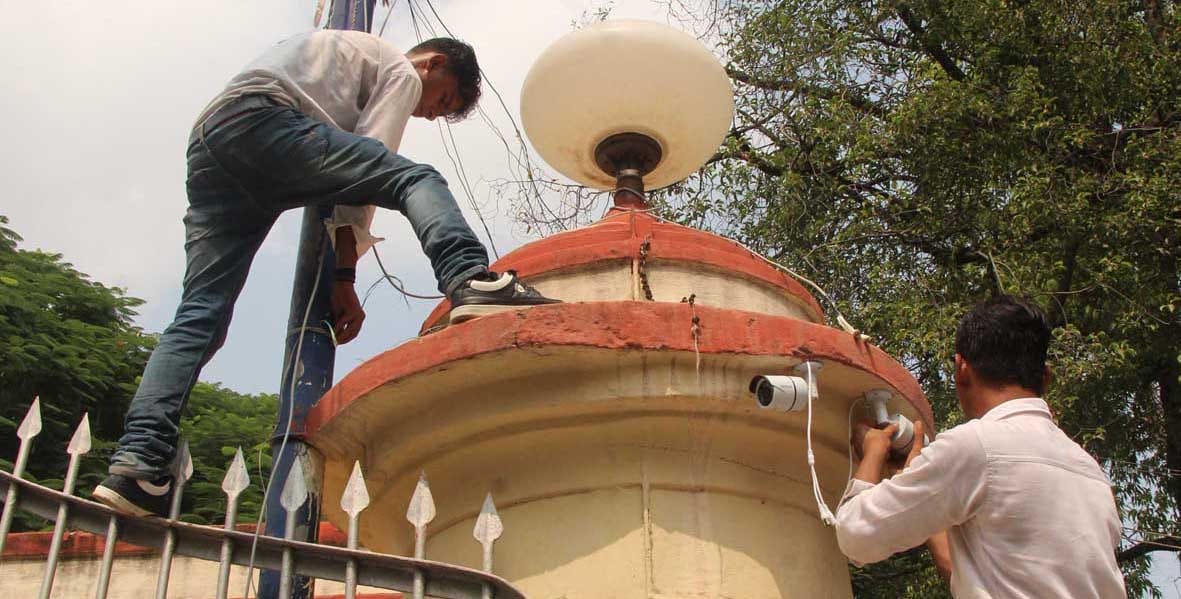 BHU campus real time Monitoring from chief proctor office