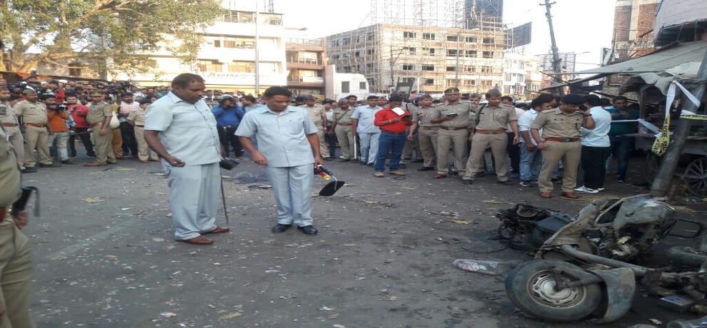 Two dead after explosion in a two-wheeler at agra