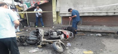 Two dead after explosion in a two-wheeler at agra