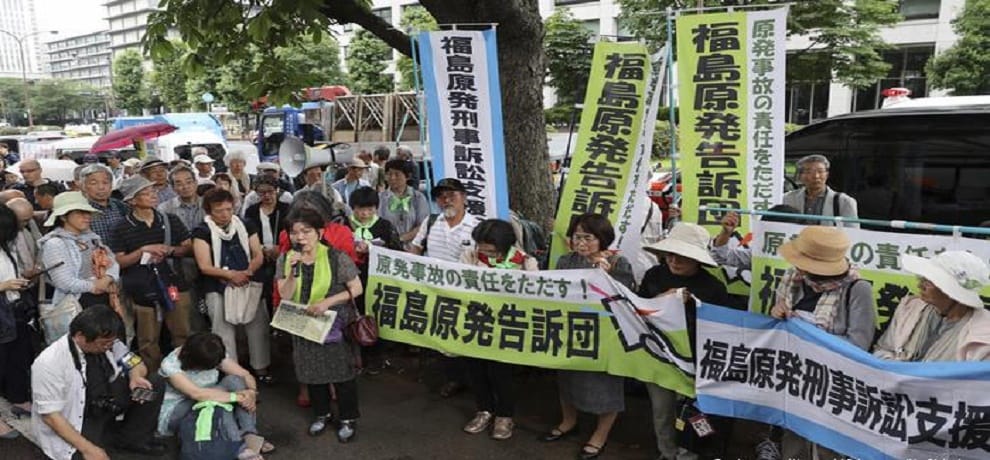 protest to resume nuclear plants in Japan