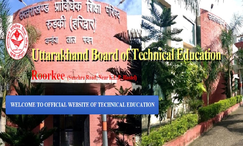 Government jobs in Uttarakhand Board of Technical Education apply now