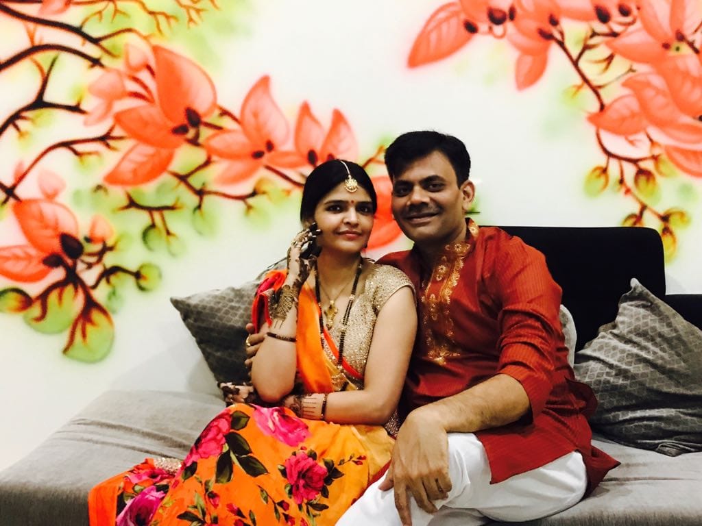 Uttar Pradesh officers karwachauth celebration.
