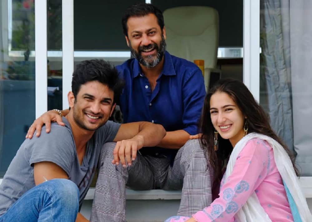 Kedarnath film Director Abhishek Kapoor posted a photo with Sara Ali Khan and Sushant Singh Rajput