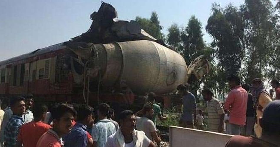 passenger train collision with trala at firozpur, train driver killed
