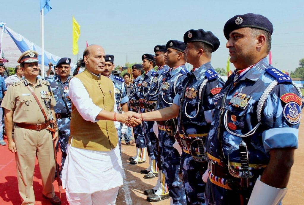 Big announcement of Rajnath singh, govt will give Rs 1 crore as aid to paramilitary martyrs