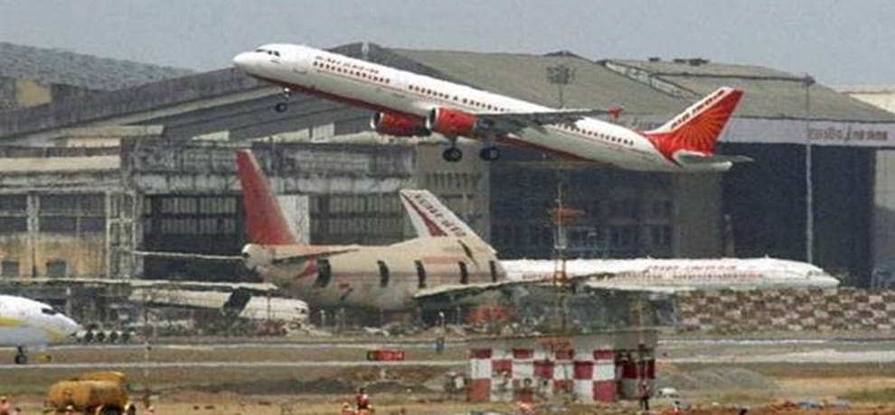 Mumbai airport main runway Potholes take offs late for 4 hours