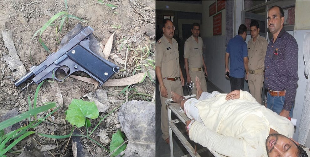 In the encounter, the black gang of prima facie arrested Hafiz, second absconding