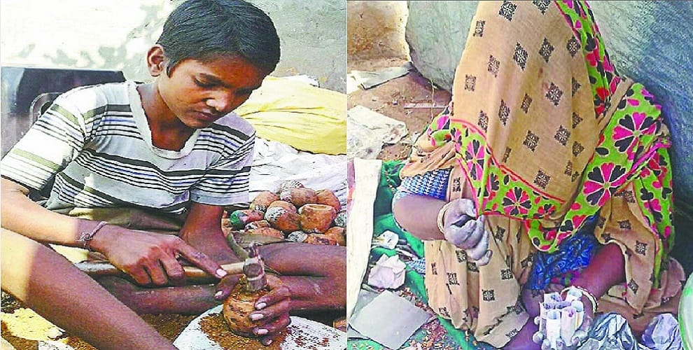 This village of West UP is on the heap of seated gunpowder Diwali fireworks