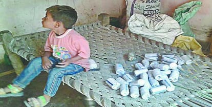 This village of West UP is on the heap of seated gunpowder Diwali fireworks