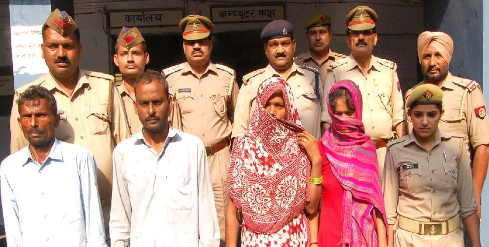 Tantrism, sacrificed innocent, four arrested including woman