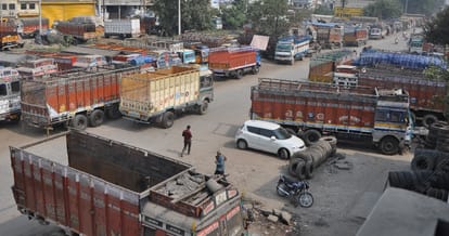 Truck operators go on 2-day strike against GST, high diesel prices