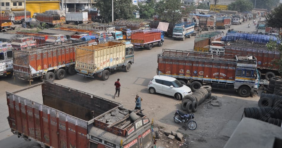 Angry with ultimatum of administration transporters started strike