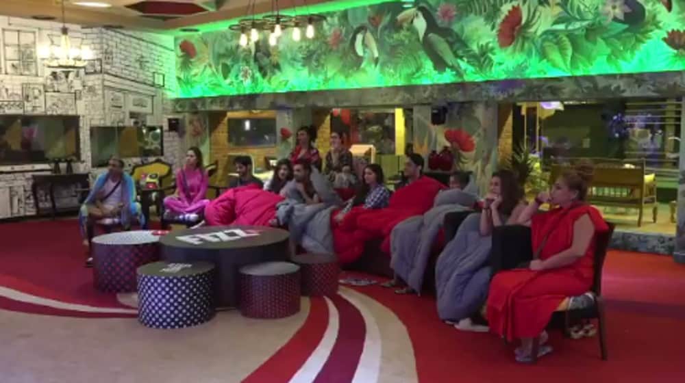 bigg boss contestant bandagi kalara kisses punish sharma in midnight  