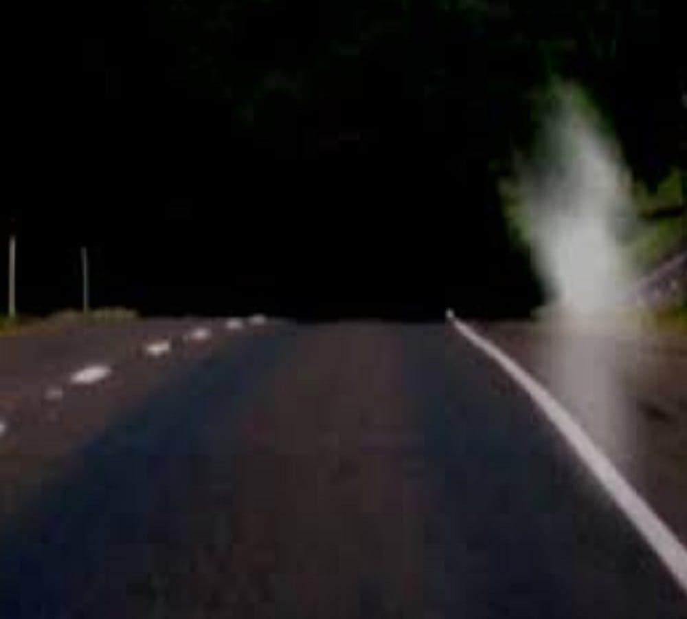 Watch ghostly figure captured in car daschcam in singapore